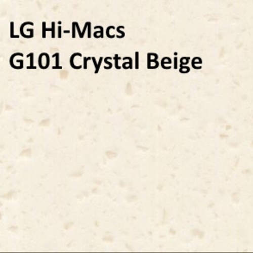 Lg hi macs g101 crystal beige